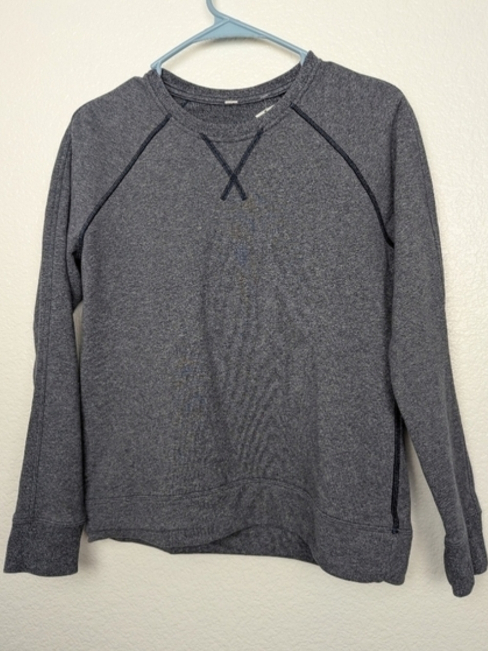 Lululemon Heather Charcoal Long Sleeve Pullover Sweatshirt